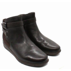 Easy Spirit Chocolate Ankle Booties